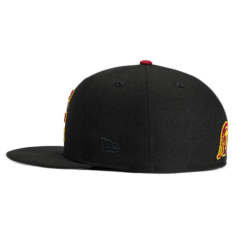 New Era 59Fifty USC Trojans Back To Back 2004 National Champions Patch Word Hat - Black New Era