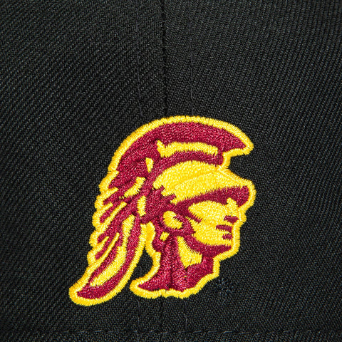 New Era 59Fifty USC Trojans Back To Back 2004 National Champions Patch Word Hat - Black New Era