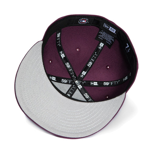 New Era 59Fifty Chicago White Sox Hat - Plum, White New Era
