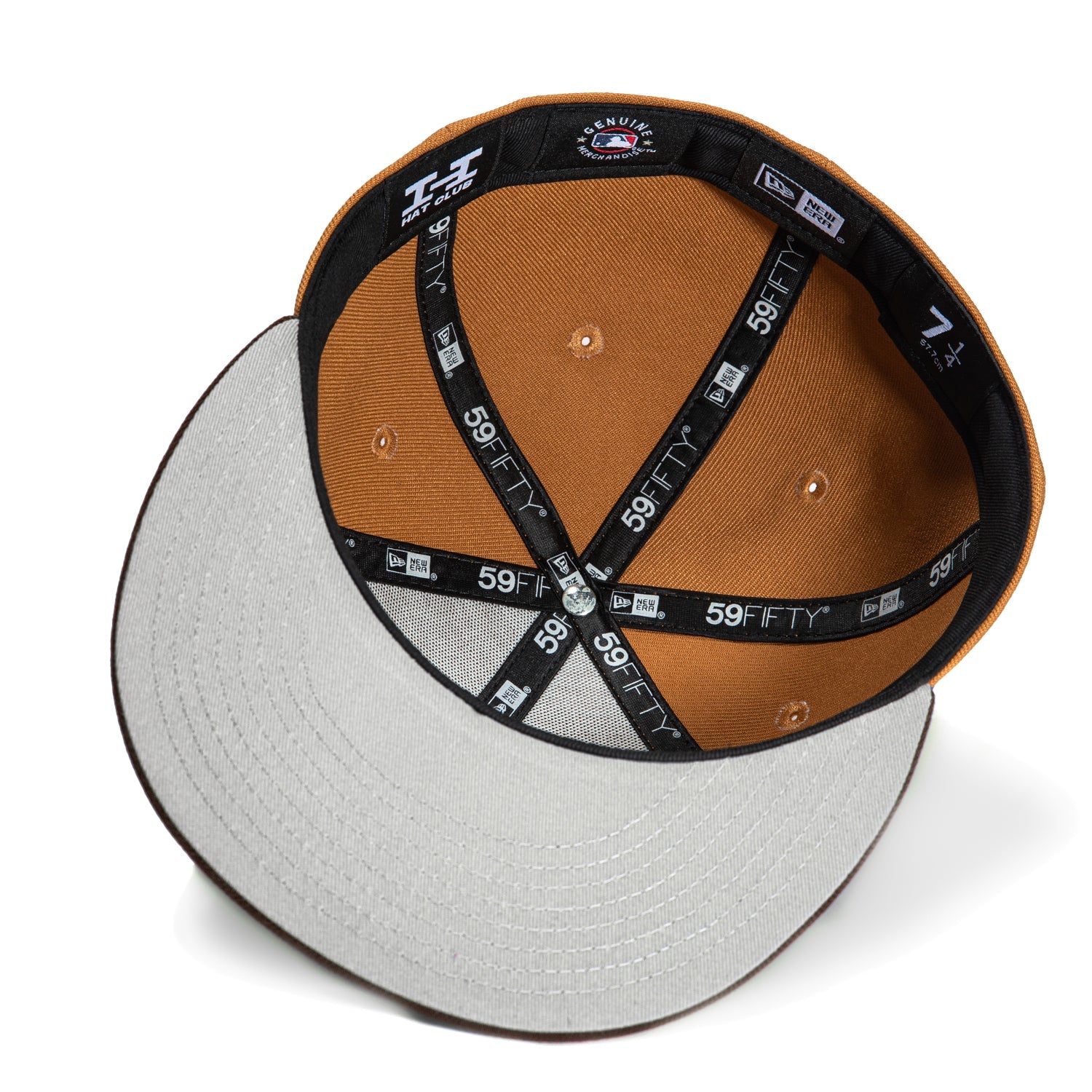 New Era 59Fifty San Diego Padres Hat - Khaki, Brown – Hat Club