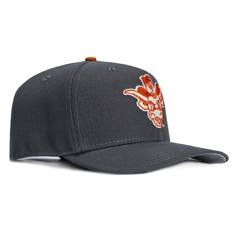 New Era 9Seventy Texas Longhorns Beavo Stretch-Snapback Hat - Graphite New Era