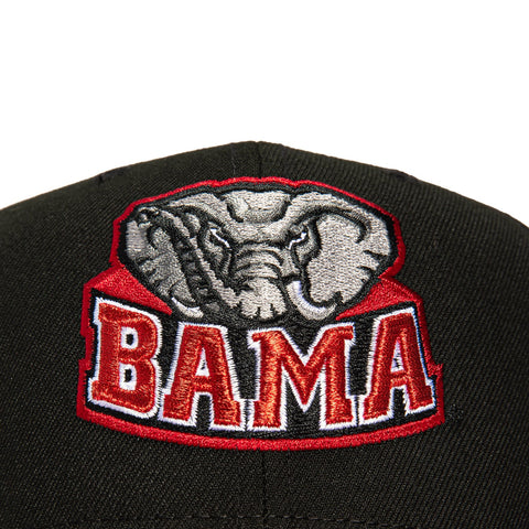 New Era 9Seventy Alabama Crimson Tide 1998 Logo Stretch-Snapback Hat - Black, Cardinal New Era
