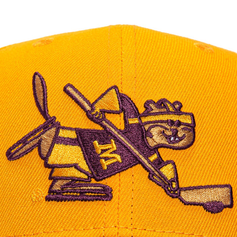New Era 9Seventy Minnesota Gophers Hockey Stretch-Snapback Hat - Gold, Maroon New Era