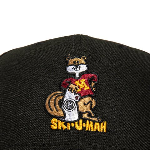 New Era 9Seventy Minnesota Gophers Mascot Stretch-Snapback Hat - Black, Maroon New Era