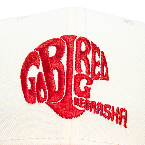 New Era 9Seventy Nebraska Cornhuskers Go Big Red Stretch-Snapback Hat - White, Red New Era