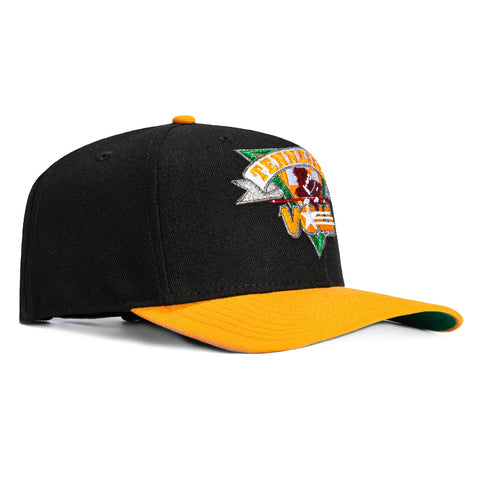 New Era 9Seventy Tennessee Orange 1987 Logo Stretch-Snapback Hat - Black, Light Orange New Era