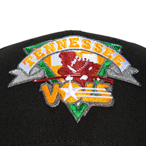 New Era 9Seventy Tennessee Orange 1987 Logo Stretch-Snapback Hat - Black, Light Orange New Era