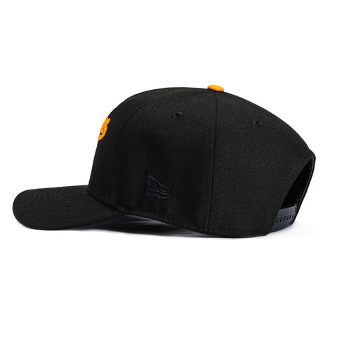 New Era 9Seventy Tennessee Orange Logo Patch Script Stretch-Snapback Hat - Black New Era