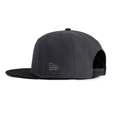 New Era 9Fifty Youth Los Angeles Dodgers Snapback Hat - Graphite, Black, White New Era