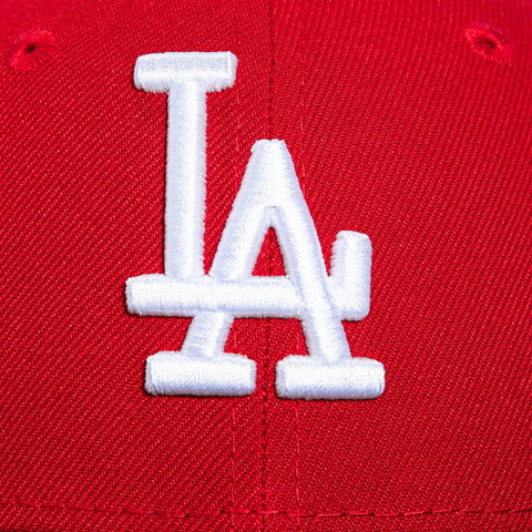 New Era 9Fifty Youth Los Angeles Dodgers Snapback Hat - Red, Black, White New Era