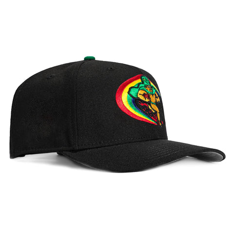 New Era 9Seventy Hawaii Warriors Warrior Stretch-Snapback Hat - Black New Era