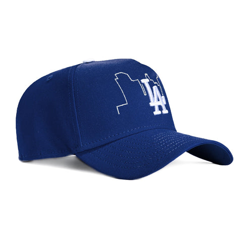 New Era 9Forty A-Frame Los Angeles Dodgers Skyline Snapback Hat - Royal New Era