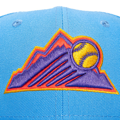 New Era 59Fifty Colorado Rockies 2025 City Connect Game Hat - Light Blue New Era