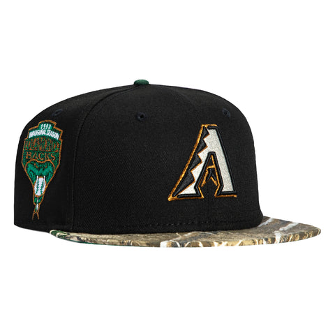 New Era 59Fifty Arizona Diamondbacks Inaugural Patch A Hat - Black, Realtree New Era