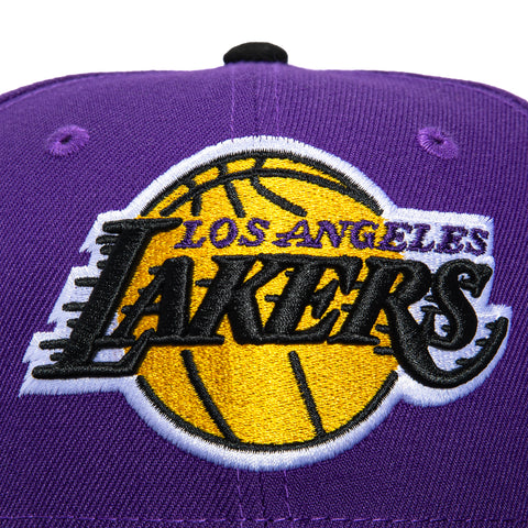 SIDE SCRIPT 2TONE LAKERS PUR/BLK New Era