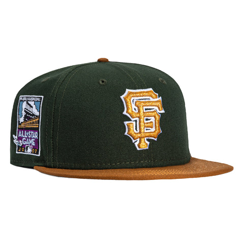 New Era 59Fifty San Francisco Giants 2007 All Star Game Patch Hat - Green, Brown New Era