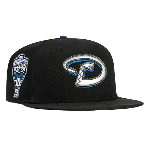New Era 59Fifty Arizona Diamondbacks Inaugural Patch D Hat - Black, Ivory, Indigo New Era
