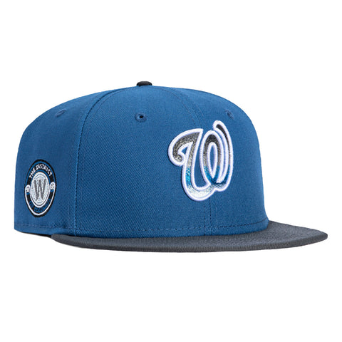 New Era 59Fifty Washington Nationals 2025 City Connect Logo Patch Gradient Hat - Indigo, Graphite New Era