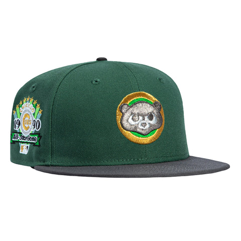 New Era 59Fifty Chicago Cubs 1990 All Star Game Patch 1979 Hat - Green, Graphite New Era
