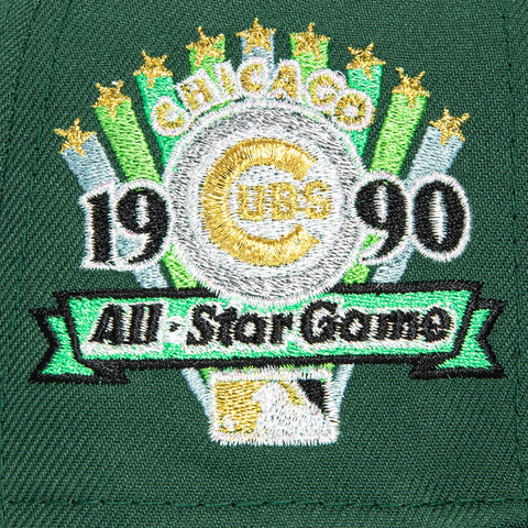 New Era 59Fifty Chicago Cubs 1990 All Star Game Patch 1979 Hat - Green, Graphite New Era