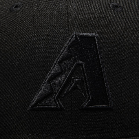 New Era 9Fifty MLB Basic Arizona Diamondbacks A Snapback Hat - Black, Black New Era