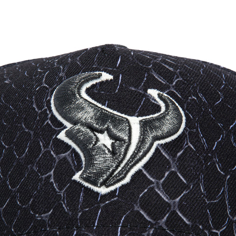 SNAKE SKIN AF940 TEXANS 2T BLK/GPH New Era