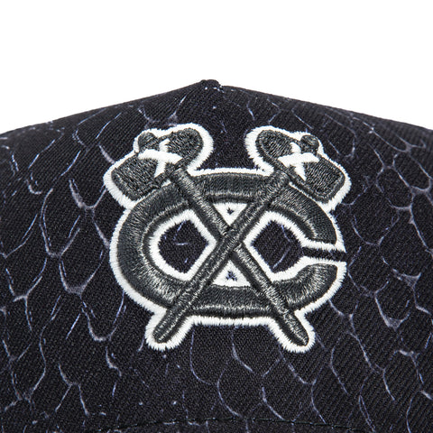 SNAKE SKIN AF940 BLACKHAWKS 2T BLK/GPH New Era