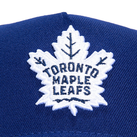 New Era 9Forty A-Frame Toronto Maple Leafs Mexico Flag Patch Snapback Hat - Royal New Era