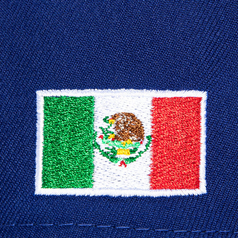 New Era 9Forty A-Frame Toronto Maple Leafs Mexico Flag Patch Snapback Hat - Royal New Era