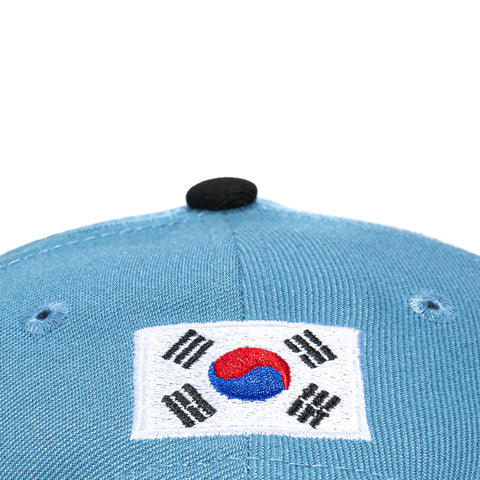 New Era 9Forty A-Frame San Francisco Giants Korean Flag Fill Snapback Hat - Indigo, Black New Era