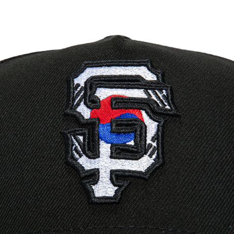 New Era 9Forty A-Frame San Francisco Giants Korean Flag Fill Snapback  Hat - Black New Era