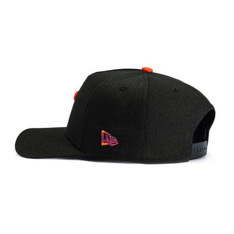 New Era 9Forty A-Frame San Francisco Giants 2025 City Connect Snapback Hat - Black, Orange New Era