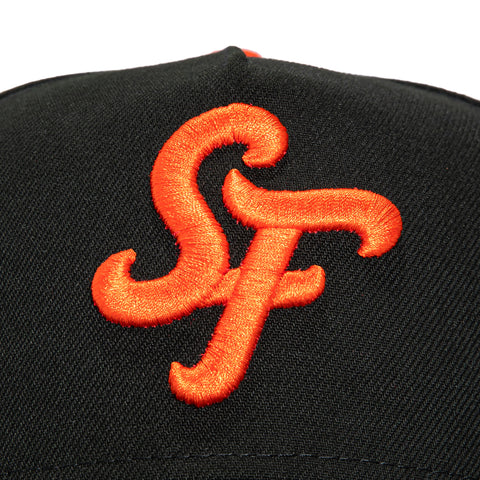 New Era 9Forty A-Frame San Francisco Giants 2025 City Connect Snapback Hat - Black, Orange New Era