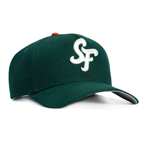 New Era 9Forty A-Frame San Francisco Giants 2025 City Connect Snapback Hat - Green, Ivory New Era