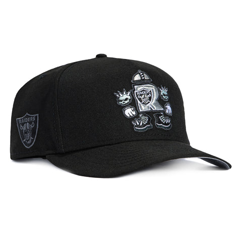 AF950 CARTOON RAIDERS BLK SN New Era