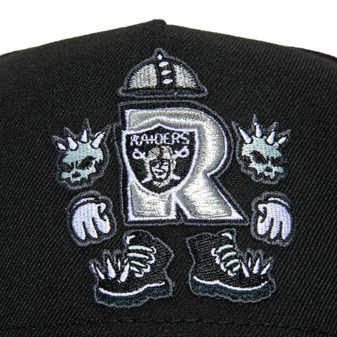 AF950 CARTOON RAIDERS BLK SN New Era