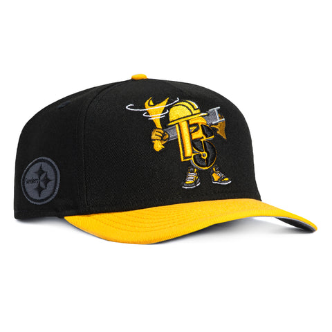 AF950 CARTOON STEELERS BLK SN New Era