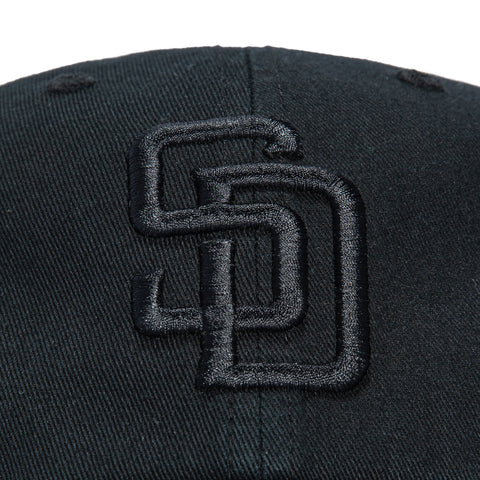 47 Brand Cleanup San Diego Padres Adjustable Hat - Black, Black 47 Brand