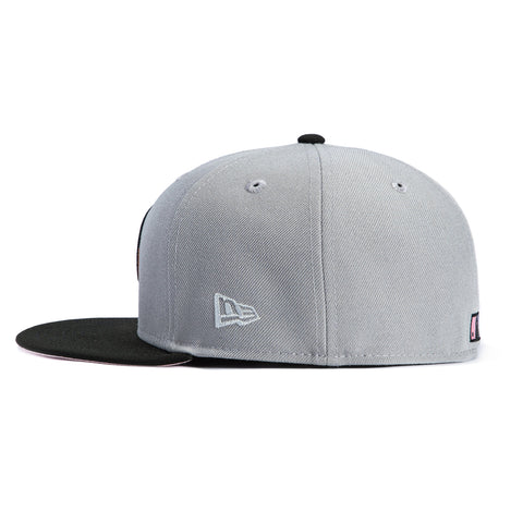 New Era 59Fifty Arizona Diamondbacks Inaugural Patch D Pink UV Hat - Grey, Black New Era