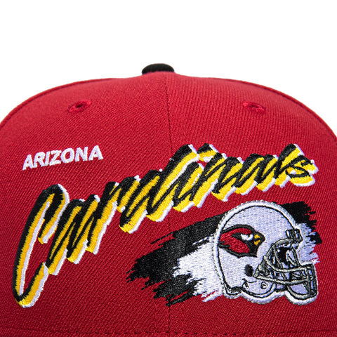 New Era 59Fifty Arizona Cardinals Vintage Brush Hat - Cardinal, Black New Era