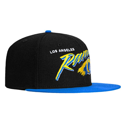 New Era 59Fifty Los Angeles Rams Vintage Brush Hat - Black, Royal New Era
