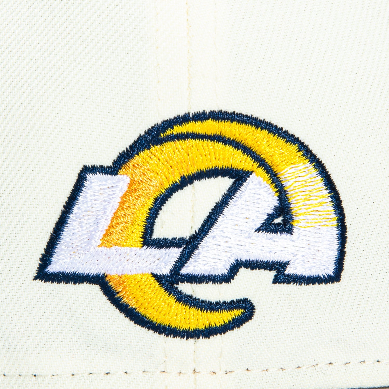 New Era 59Fifty Los Angeles Rams Hat - White, Navy – Hat Club