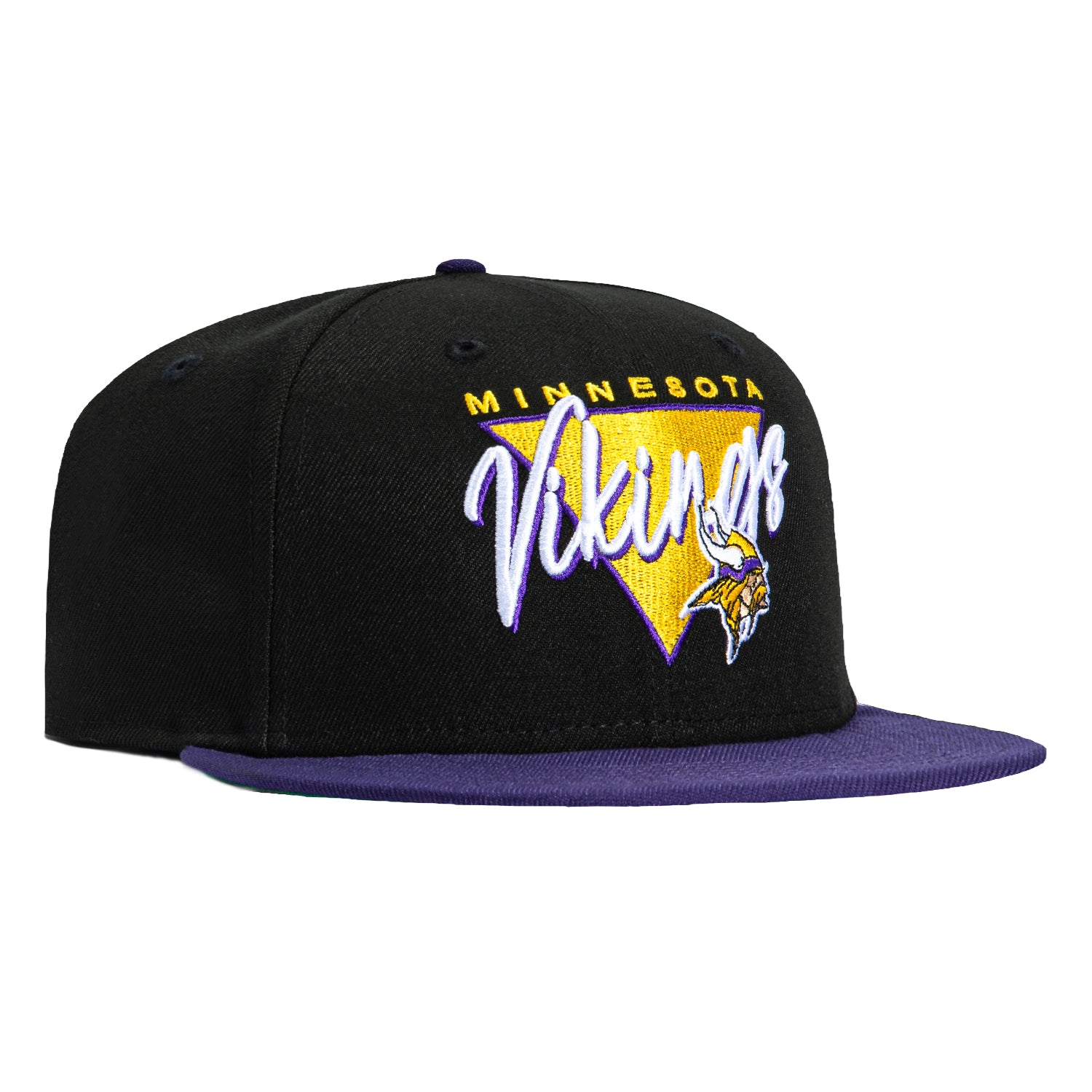 New Era 59Fifty Minnesota Vikings Vintage Triangle Hat - Black