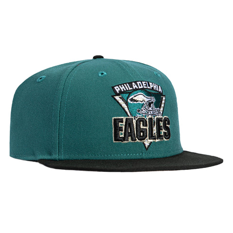 New Era 59Fifty Philadelphia Eagles Vintage Triangle Hat - Green, Black New Era