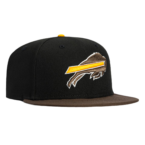 New Era 59Fifty Buffalo Bills Hat - Black, Brown, Gold New Era