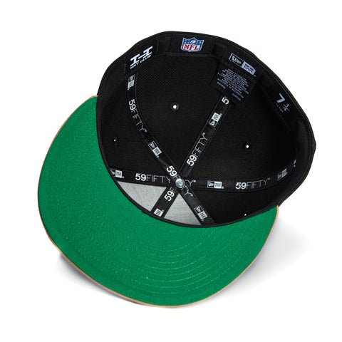 New Era 59Fifty San Francisco 49ers Vintage Logo Hat - Black, Khaki New Era