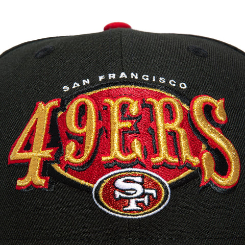 New Era 59Fifty San Francisco 49ers Vintage Logo Hat - Black, Khaki New Era