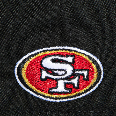 New Era 59Fifty San Francisco 49ers Faithful Logo Patch Word Hat - Black New Era