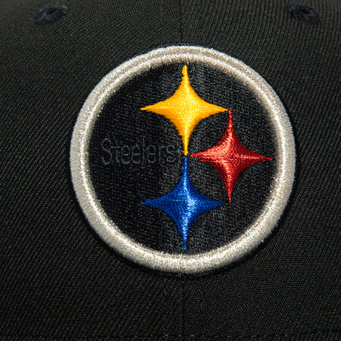 New Era 59Fifty Pittsburgh Steelers Blackout Hat - Black New Era