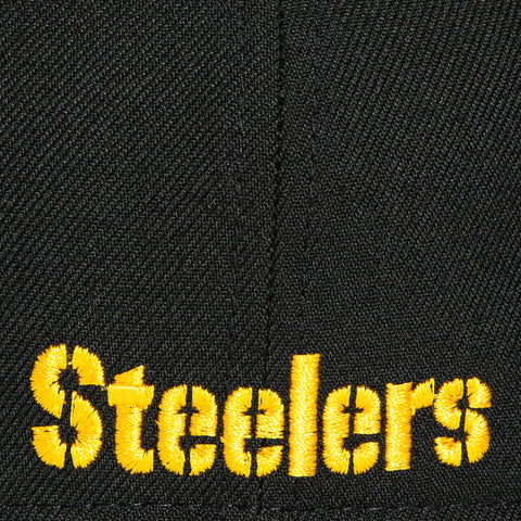 New Era 59Fifty Pittsburgh Steelers Blackout Hat - Black New Era